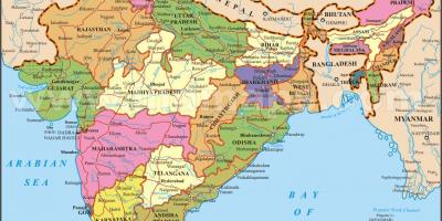 Slika Indiji mapu